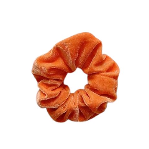 MsBlossom - Élastique à cheveux en velours - 1pièce - Orange