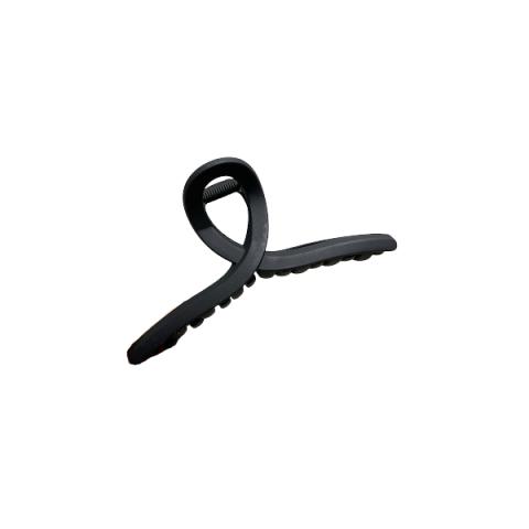 MsBlossom - Griffe de cheveux en croix unie - 1pièce - Black MsBlossom - Griffe de cheveux en croix unie - 1pièce - Black