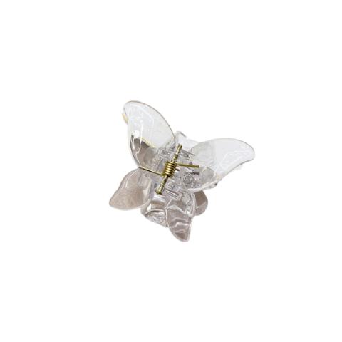 MsBlossom - Griffe de cheveux de papillon - 1pièce - Transparent