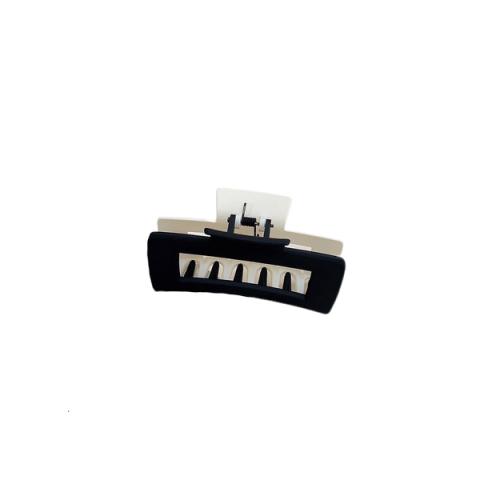 MsBlossom - Matte Cutout Hair Claw - 1pièce - Black x White MsBlossom - Matte Cutout Hair Claw - 1pièce - Black x White