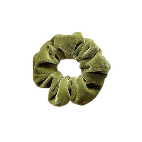 MsBlossom - Velvet Hair Tie - 1pièce - Olive Green MsBlossom - Velvet Hair Tie - 1pièce - Olive Green