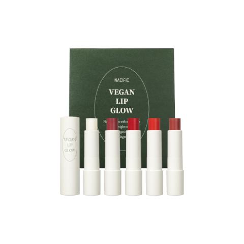 Nacific - Coffret Vegan Lip Glow - 3.9g * 5ea Nacific - Coffret Vegan Lip Glow - 3.9g * 5ea