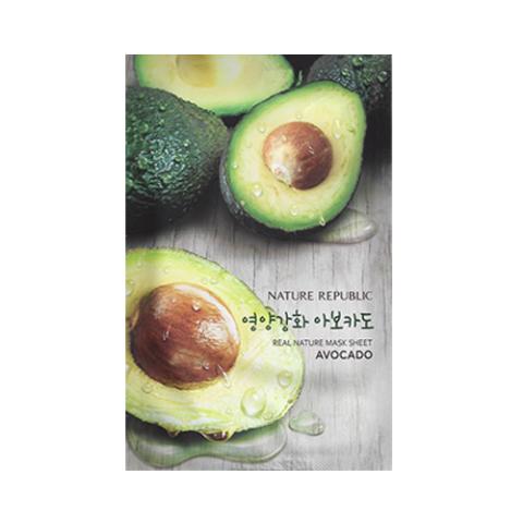 NATURE REPUBLIC - Masque en feuille Real Nature - Avocado - 10pièce NATURE REPUBLIC - Masque en feuille Real Nature - Avocado - 10pièce
