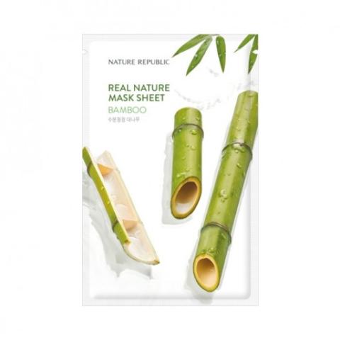 NATURE REPUBLIC - Masque en feuille Real Nature - Bamboo - 1pièce NATURE REPUBLIC - Masque en feuille Real Nature - Bamboo - 1pièce