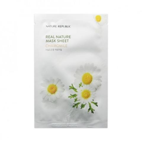 NATURE REPUBLIC - Masque en feuille Real Nature - Chamomille - 1pièce NATURE REPUBLIC - Masque en feuille Real Nature - Chamomille - 1pièce