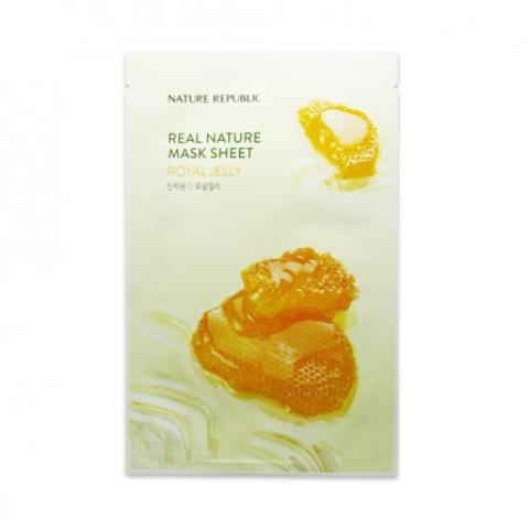 NATURE REPUBLIC - Nature réelle, Masque feuille - La gelée royale... NATURE REPUBLIC - Nature réelle, Masque feuille - La gelée royale...