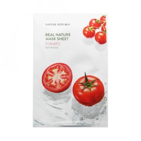 NATURE REPUBLIC - Nature réelle, Masque feuille - Tomate - 1pièce NATURE REPUBLIC - Nature réelle, Masque feuille - Tomate - 1pièce