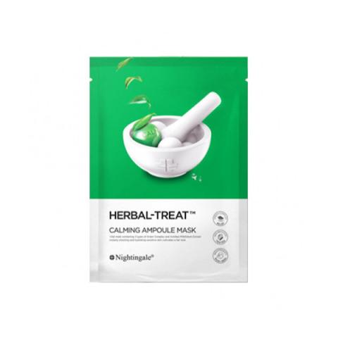 NIGHTINGALE - Herbal Treat Calming Ampoule Mask - 1pièce - White NIGHTINGALE - Herbal Treat Calming Ampoule Mask - 1pièce - White