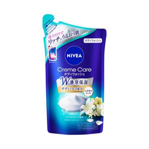 NIVEA Japan - Recharge de gel douche crème de soin parfum lys royal britannique - 360ml NIVEA Japan - Recharge de gel douche crème de soin parfum lys royal britannique - 360ml