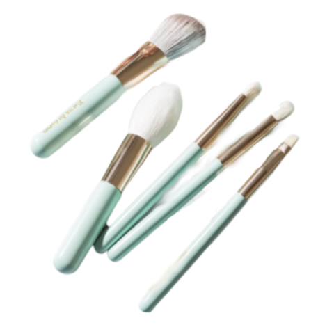 NUSVAN - Ensemble de pinceaux de maquillage - Mint - 5pièces NUSVAN - Ensemble de pinceaux de maquillage - Mint - 5pièces