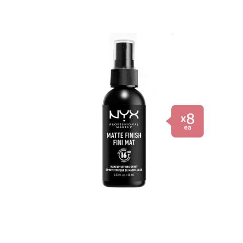 NYX - Makeup Setting Spray - Matte - 60ml (8ea) Set NYX - Makeup Setting Spray - Matte - 60ml (8ea) Set