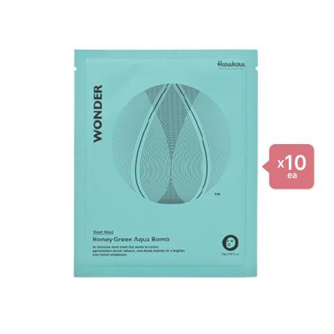 [Offres] Haruharu WONDER Honey Green Aqua Bomb Mask - 25ml*1pc...