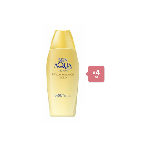 [Offres] Rohto Mentholatum Skin Aqua UV Super Moisture Gel Gold (4ea)