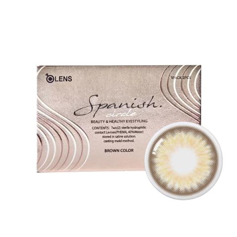 Olens - Spanish Circle 1 Month - Circle Brown - 2pièces - -4.50 Olens - Spanish Circle 1 Month - Circle Brown - 2pièces - -4.50