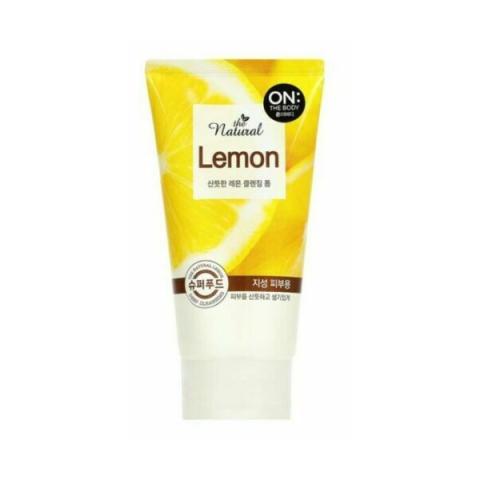 ON THE BODY - The Natural Lemon Mousse nettoyante - 120g ON THE BODY - The Natural Lemon Mousse nettoyante - 120g