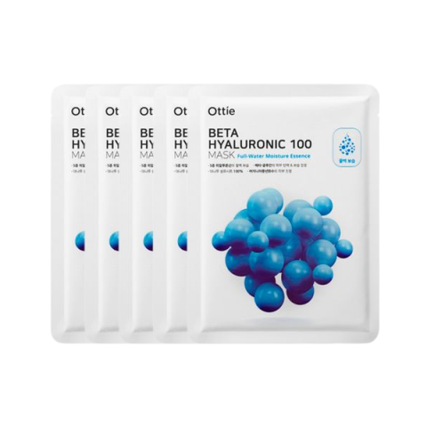 Ottie - Beta Hyaluronic 100 Mask - 25ml*5pièces