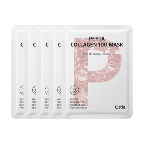 Ottie - Masque Pepta Collagène 100 - 25ml*5pièces Ottie - Masque Pepta Collagène 100 - 25ml*5pièces