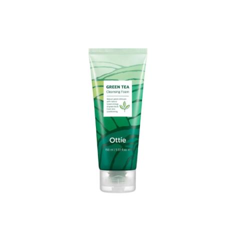 Ottie - Mousse nettoyante au thé vert - 150ml Ottie - Mousse nettoyante au thé vert - 150ml