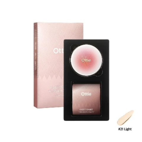 Ottie - Objet D'art Tension Pact SPF50 PA++++ avec Recharge -... Ottie - Objet D'art Tension Pact SPF50 PA++++ avec Recharge -...