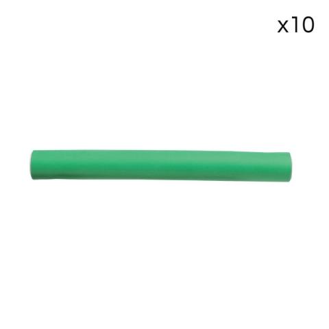 Pack de 10 rouleaux mousse flexibles cheveux bouclés 180mm / ø22mm Pack de 10 rouleaux mousse flexibles cheveux bouclés 180mm / ø22mm