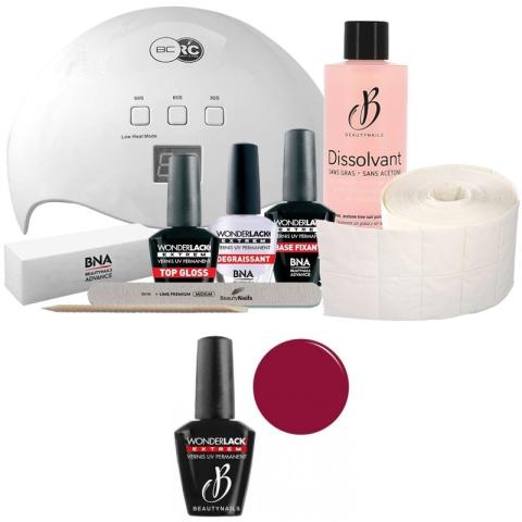 Pack Beauty Nails + Lampe 48 watts Wonderlack Extrême Beautynails WLE157 - Cheyenne Pack Beauty Nails + Lampe 48 watts Wonderlack Extrême Beautynails WLE157 - Cheyenne