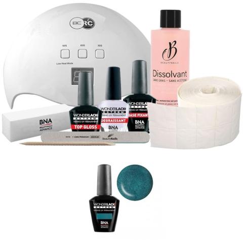 Pack Beauty Nails + Lampe 48 watts Wonderlack extrême Métallic Botticelli Pack Beauty Nails + Lampe 48 watts Wonderlack extrême Métallic Botticelli