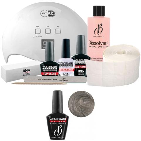 Pack Beauty Nails + Lampe 48 watts Wonderlak extrême Beautynails ALL THAT GOLD WLE027 Pack Beauty Nails + Lampe 48 watts Wonderlak extrême Beautynails ALL THAT GOLD WLE027