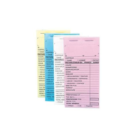 Paquet de 10 carnets Caisse Blanc sans numéro Paquet de 10 carnets Caisse Blanc sans numéro