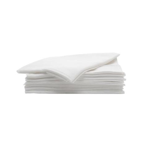 Paquets de 50 serviettes Jetables Blanches super Résistantes Paquets de 50 serviettes Jetables Blanches super Résistantes