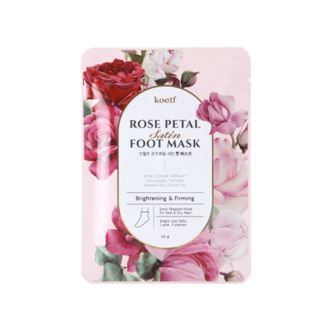 PETITFEE - Koelf Masque pour les pieds en satin pétale de rose - 16g X 1pièce PETITFEE - Koelf Masque pour les pieds en satin pétale de rose - 16g X 1pièce
