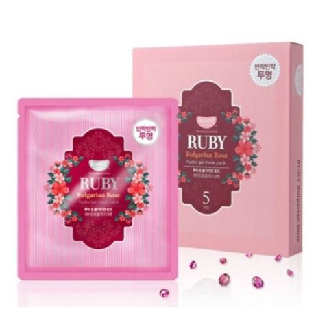 PETITFEE - Koelf Ruby & Bulgarian Rose Pack de masques - 5pièces PETITFEE - Koelf Ruby & Bulgarian Rose Pack de masques - 5pièces