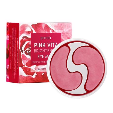 PETITFEE - Masque pour les yeux éclaircissant Pink Vita - 60pièces