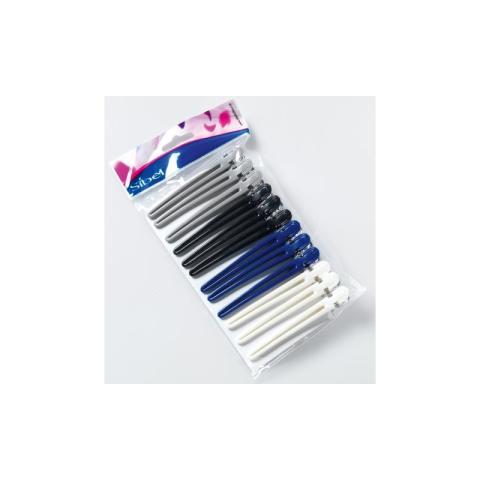 Pinces sépare mèches en alu/plastique Pinces sépare mèches en alu/plastique