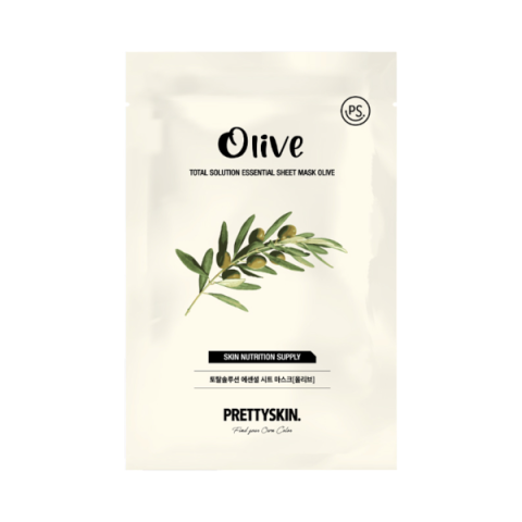 Pretty Skin - Total Solution Essential Sheet Mask - 1pièce - Olive