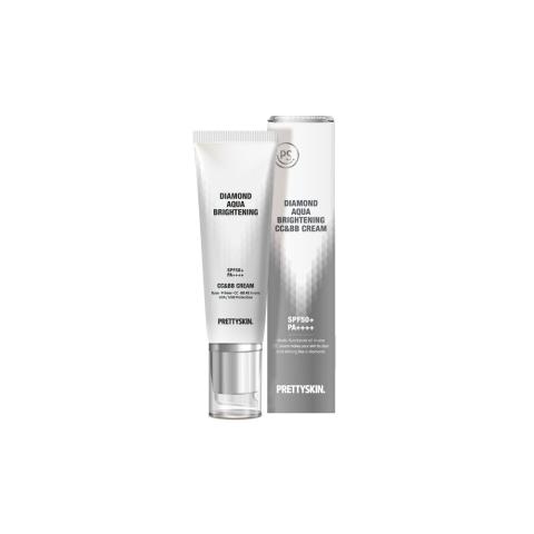 PRETTYSKIN - Crème CC et BB éclaircissante Diamond Aqua - 50g