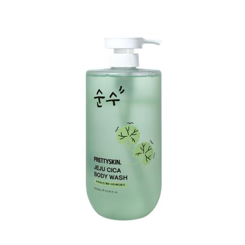 PRETTYSKIN - Gel douche Jeju Cica - 1000ml PRETTYSKIN - Gel douche Jeju Cica - 1000ml