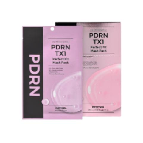 PRETTYSKIN - Masque en feuille PDRN TX1 Perfect Fit - 25ml * 10ea PRETTYSKIN - Masque en feuille PDRN TX1 Perfect Fit - 25ml * 10ea