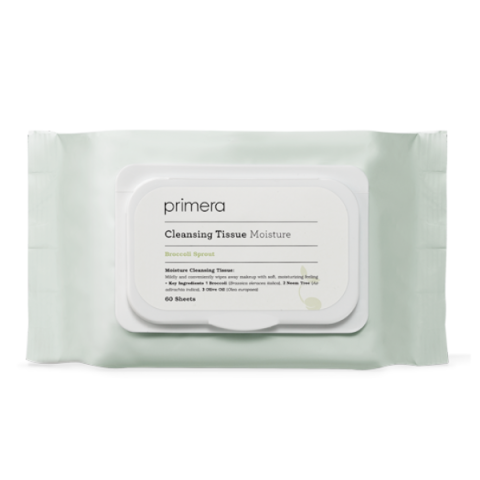 primera - Tissu nettoyant hydratant - 1pack (60pièces)