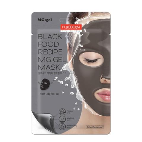 PUREDERM - Black Food Recipe MG: Masque gel - 1pièce PUREDERM - Black Food Recipe MG: Masque gel - 1pièce
