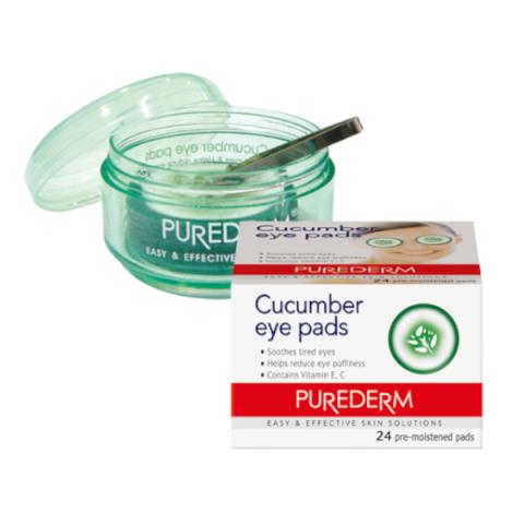 PUREDERM - Concombre, Tapis yeux (Jar) - 24pièces PUREDERM - Concombre, Tapis yeux (Jar) - 24pièces
