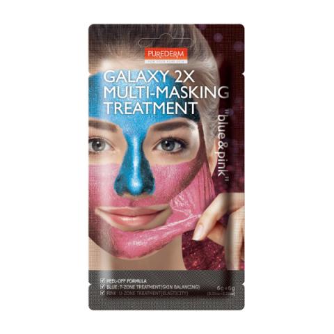 PUREDERM - Galaxy 2X Traitement multi-masquage - 6g+6g - Pink & Blue PUREDERM - Galaxy 2X Traitement multi-masquage - 6g+6g - Pink & Blue
