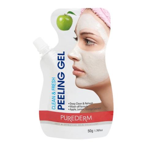 PUREDERM - Gel Peeling Clean &amp; Fresh Pomme - Bec - 50g