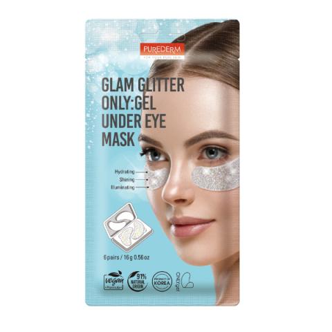 PUREDERM - Glam Glitter UNIQUEMENT : masque sous les yeux en gel - PUREDERM - Glam Glitter UNIQUEMENT : masque sous les yeux en gel -