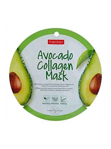 PUREDERM - Masque Cercle - Avocado Collagen - 1pièce PUREDERM - Masque Cercle - Avocado Collagen - 1pièce
