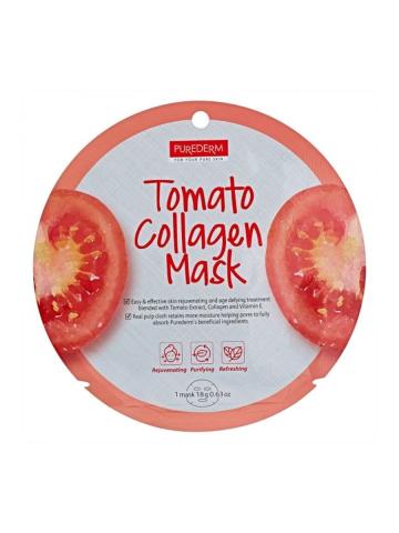 PUREDERM - Masque Cercle - Tomato Collagen - 1pièce