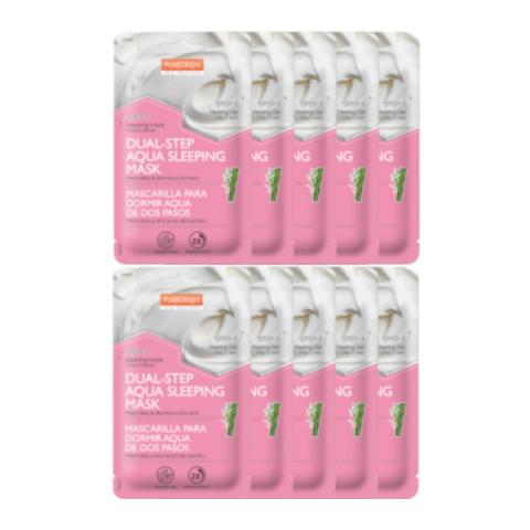 PUREDERM - Masque de sommeil Aqua à deux étapes «Peptides et... PUREDERM - Masque de sommeil Aqua à deux étapes «Peptides et...