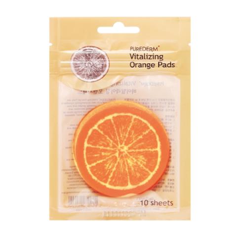PUREDERM - Tampons Vitalisants Orange (Fermeture éclair) - 10pièces PUREDERM - Tampons Vitalisants Orange (Fermeture éclair) - 10pièces