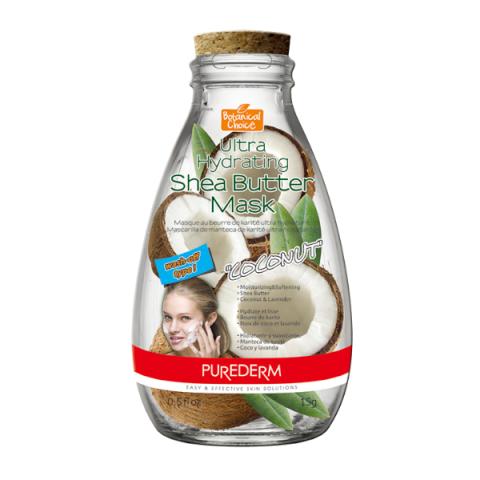 PUREDERM - ultra hydratante, Masque beurre de karité - 15g - Noix...