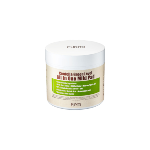 PURITO - Centella Green Level Tout en un Doux Tampon - 130 ml / 70