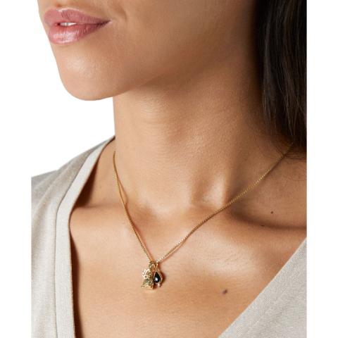Rituals Black Onyx Pendant Necklace Gold Plated Rituals Black Onyx Pendant Necklace Gold Plated